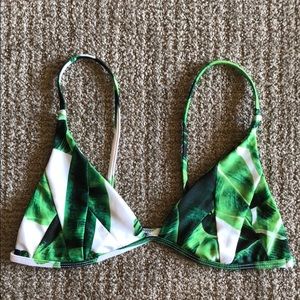 Stone Fox Swim Isla Top Banana Leaf